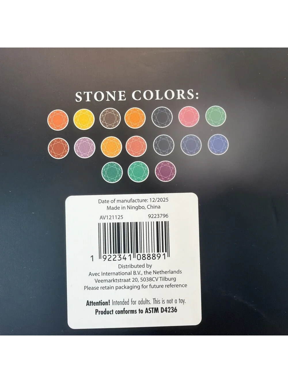 AVEC DIY Diamond Art Painting Kit Neon Fruit Design, 15.75 x 23.6 Crystal Art